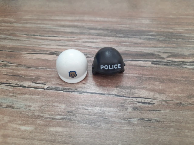 Playmobil - Lot De 2 Casques De Pilote Jaunes Avec Visières - Pièces Détachées Occasion