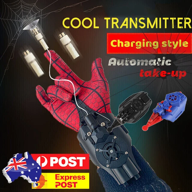 Set Guanti Lanciatore Ragnatele Spider-Man - Giocattolo Con Proiettili In Spugna, Per Cosplay E Giochi All'Aperto - Foto 8