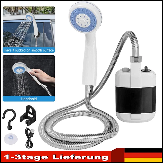 Camping Dusche Mit Pumpe Camping Dusche 12V  Tauchpumpe Mit Brause, Fr  Auto, Garten, Hund, Eimer  Outdoor Gartendusche