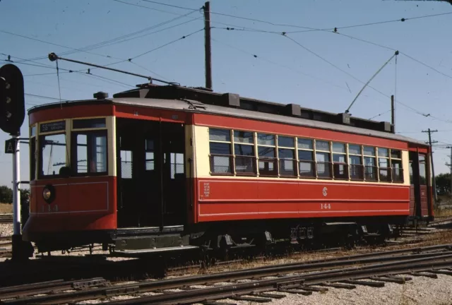 Chicago Surface Lines Streetcar Trolley Kodachrome Original Kodak Slide