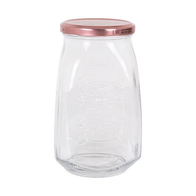 Tarro de Cristal Transparente Tasty Con Tapa