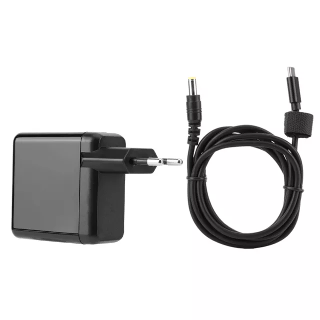 Power Adapter TypeC To TypeC Data Cable W/TypeC To DC5525 EU Plug AC100240V GHB