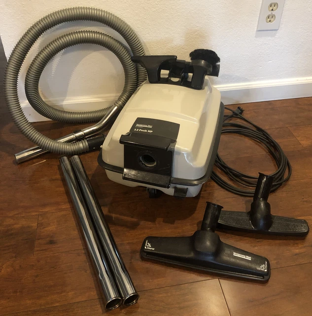 MONTGOMERY WARD CANISTER Vacuum Cleaner Model SP4047Vintage Brown With