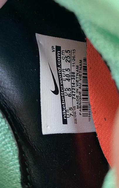 Nike Hypervenom Phantom Kinderfußballschuhe mint green 40.5 5