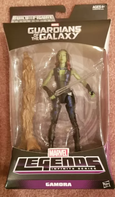 Marvel Legends Build Groot Guardians Of The Galaxy Gamora Sealed Unopened Misb