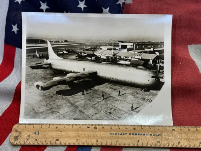 WW2 press release photographs rare pictures -US ARMY XC-99 FIRST OFFICIAL PIC