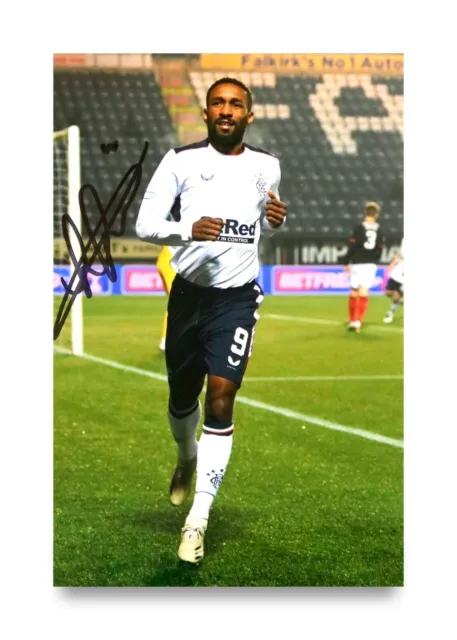 Jermain Defoe Signed 6x4 Photo Glasgow Rangers Tottenham Hotspur Autograph + COA