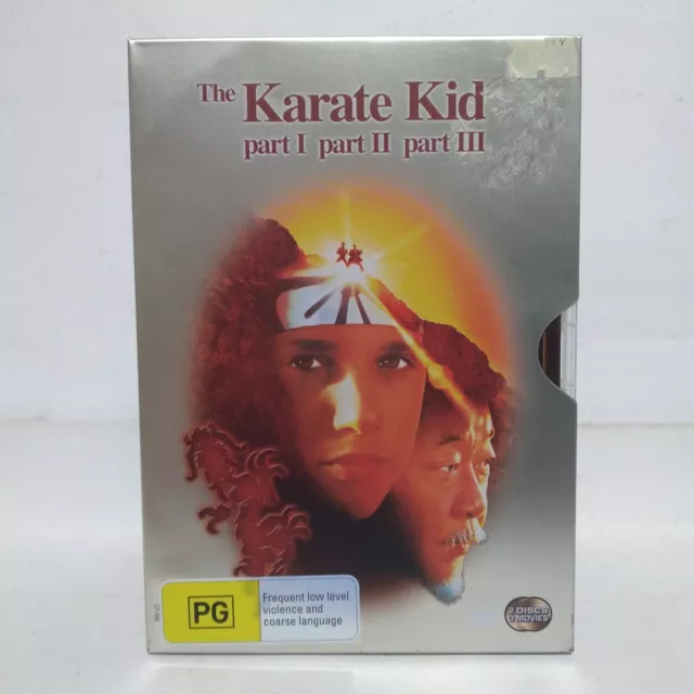 The Karate Kid 1 + 2 + 3 Trilogy Movie DVD Free Postage Region 4 AUS