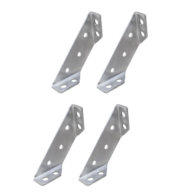 5 Pcs 90 Degree Metal Brace Joint Right Angle Bracket Corner Shelf Supports