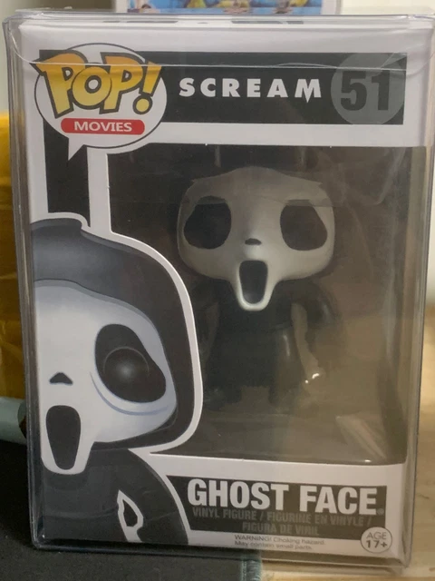 MINT Pop Scream Ghost Face #51 Rare Vaulted Retired Vinyl +Protective box