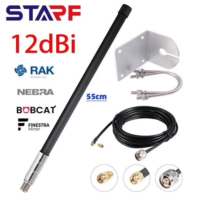 Antenne Câble Intérieur / Extérieur Fixe Support Mural Hnt KSR195 Lora Bas Perte