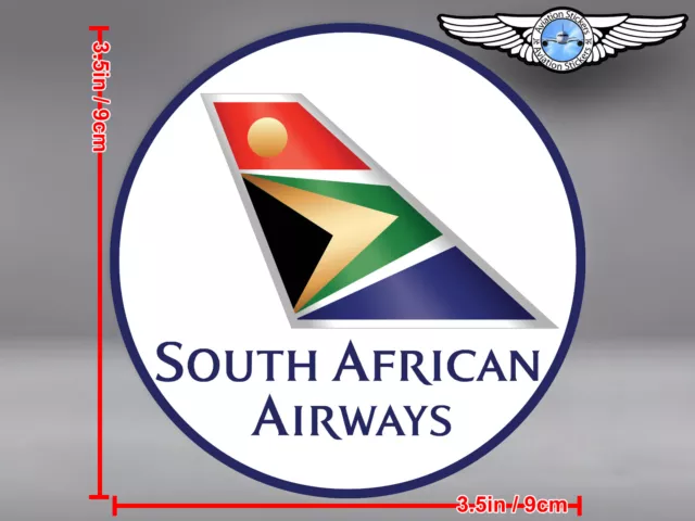 South African Airways Saa Round Logo Decal / Sticker