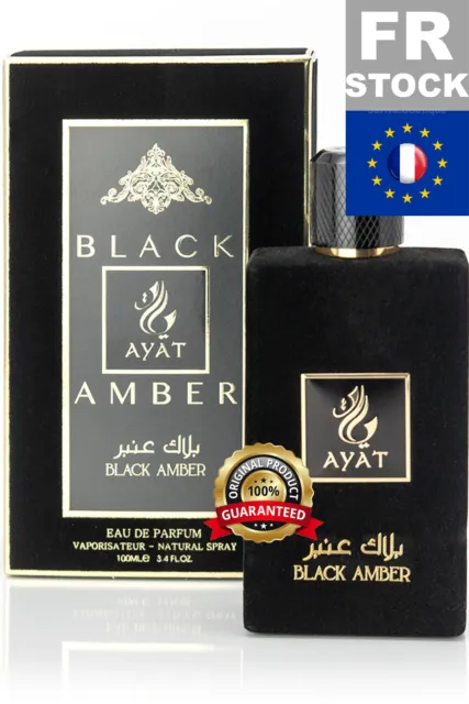 Eau de Parfum BLACK AMBER Fragrances 100mL - AYAT Perfumes Dubaï Duft
