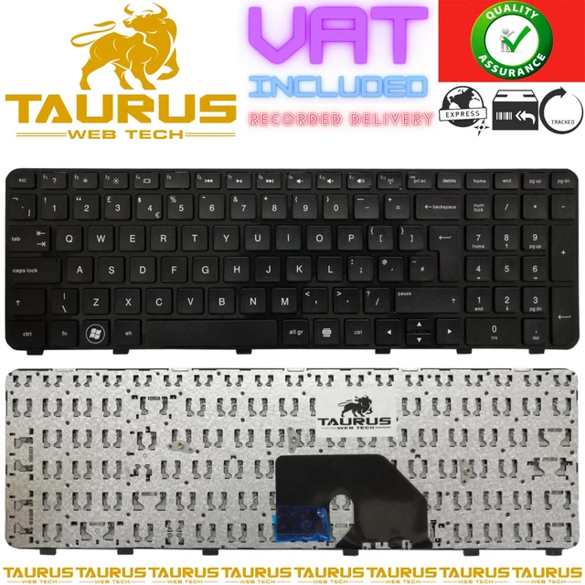 HP PAVILION DV6-6000 dv6t-6000 CTO dv6-6100 dv6t New Laptop Keyboard UK ...