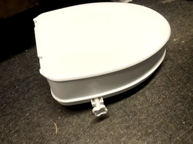 Sedile WC rialzato con sedile WC a clip 4" sollevatore ausili per disabilità mobilità