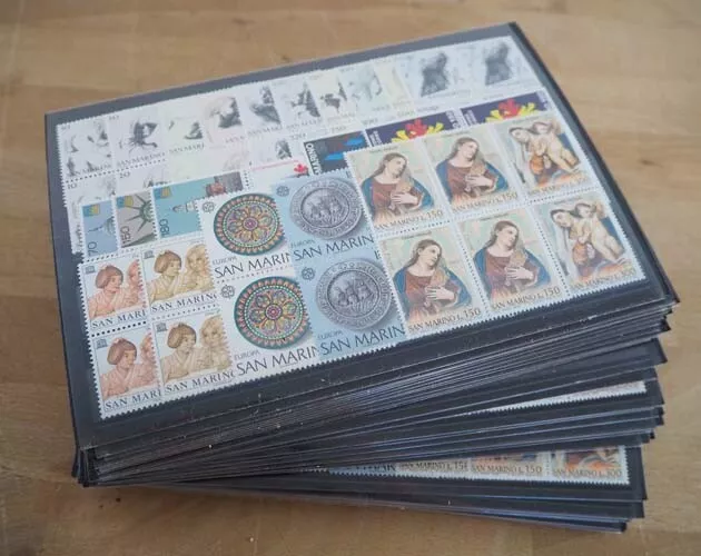 1976 San Marino; 128 komplette Jahrgänge, MiNr. 1105-1126, **/MNH, ME 960,-