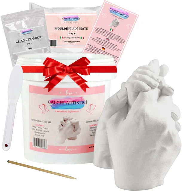 Kit De Moulage 3D Empreinte Mains Et Pieds Bebe Enfants Famille Et Adultes Haute