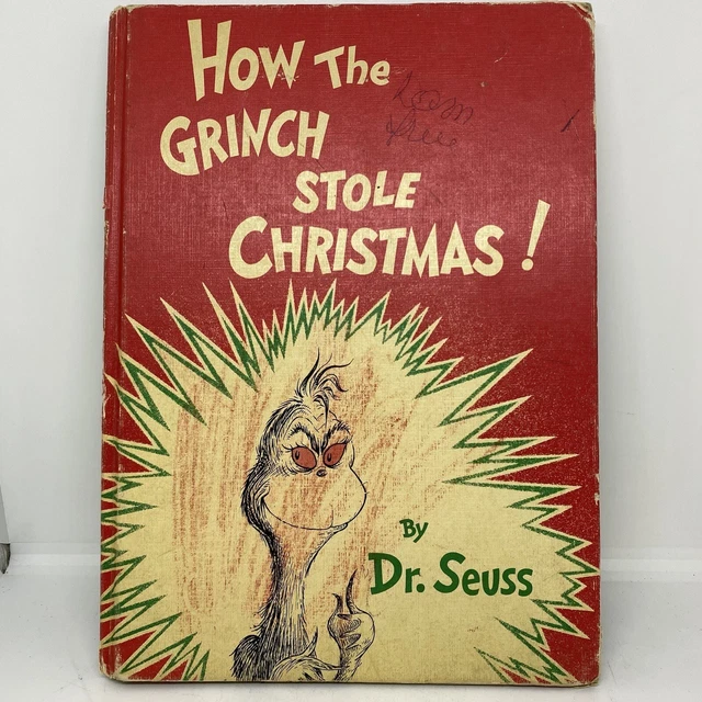 1957 HOW THE Grinch Stole Christmas By Dr.seuss First Edition Hard