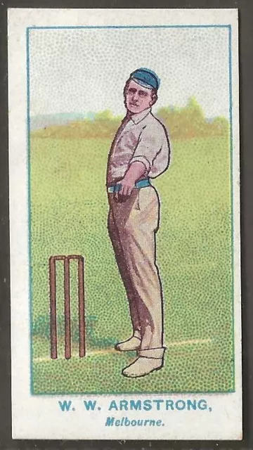 Wills Australian Club Cricket 1905 (No State Dark Blue Back)-#01- Armstrong