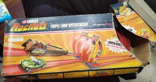 VINTAGE CORGI ROCKETS Triple Loop Speedcircuit, NO.2074 EUR 15,39 ...