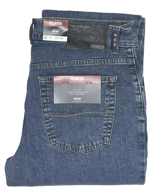 Pioneer Jeans RON 1144 Stretch Hose blau schwarz blue-black dunkelblau 1.Wahl