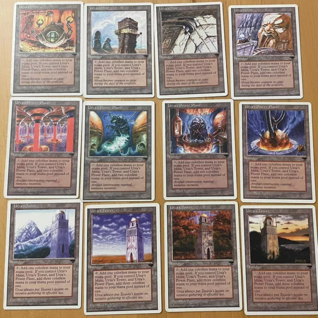 Set MtG Torre di Urza, Centrale Elettrica di Urza, Miniera di Urza GD (Cronache) Tron Lands