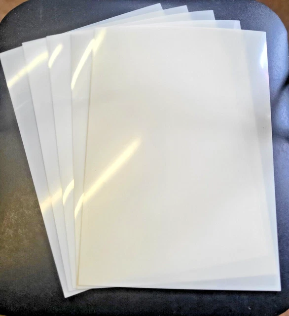 Mega A4 Mica strumento bypass/blocco fogli scorrevoli x 5 (3 spessori assortiti)