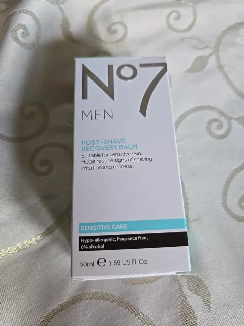 No7 Herren Post-Shave Revovery Balsam. Hypoallergen, Duftstofffrei 0% Alkohol 50ml