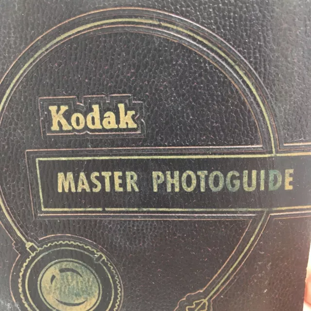 Vintage 1954 Kodak Master Photoguide Photography Pocket Book Spiral + Film Guide 2
