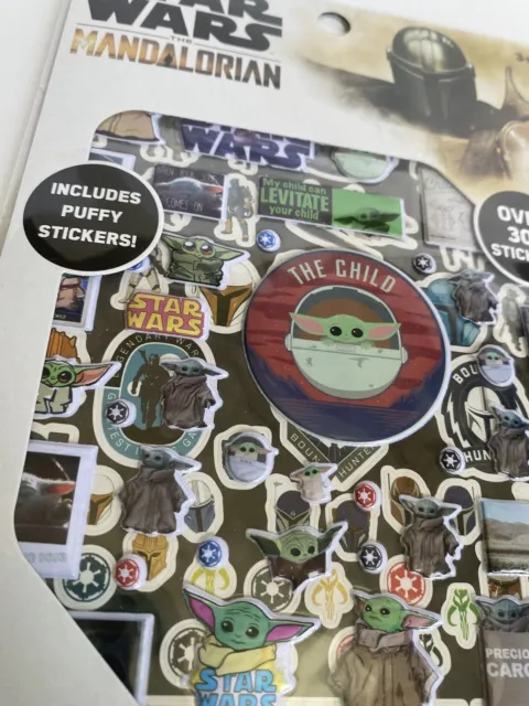 starwars sticker book 4 sheets includes puffy stickers 5