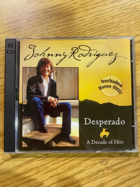 Desperado: A Decade of Hits by Johnny Rodriguez (CD, Jun-2004, Intersound)