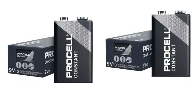 20 x Duracell Procel 9V Industrial Alkaline Batteries | PP3 LR22 MN1604 6LR61 |