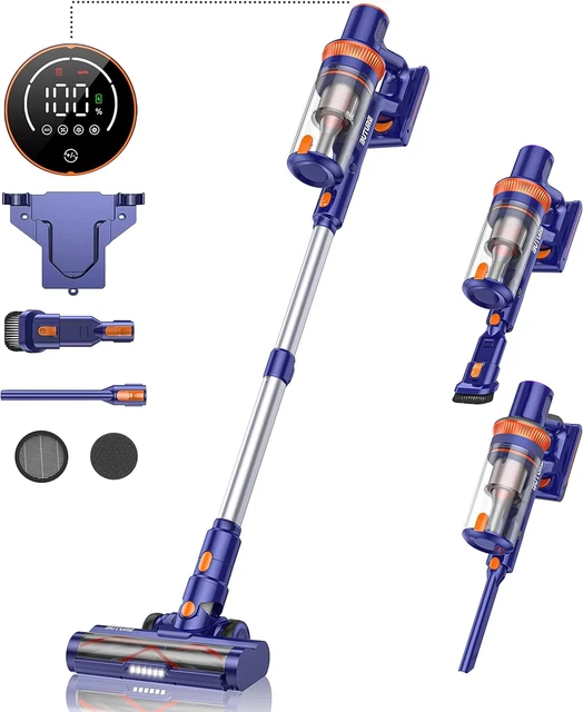 VC40 Aspirapolvere Senza Fili, 450W/33Kpa Scopa Elettrica Senza Fili Potente, LE