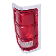 Driver Tail Light Sweptline With Bezel Fits 88-93 DODGE 150 PICKUP 1090872
