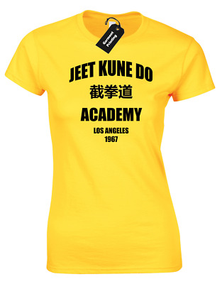 Jeet Kune Do Academy Donna T-shirt KUNG FUN Arti Marziali MMA PUGILATO