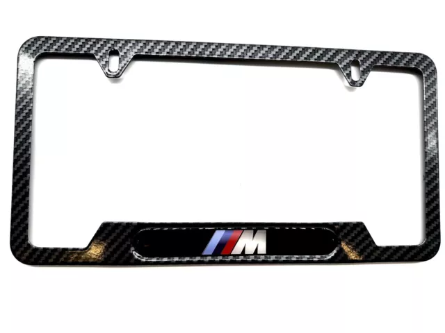 Carbon Fiber Stainless Steel License Plate Frame BMW M2 M3 M4 M5 M6 M8 X3 X4 X5