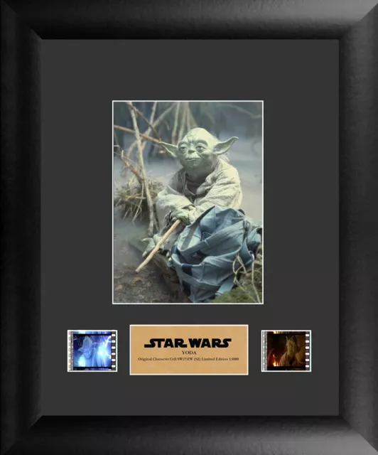 FILMCELLS Star Wars - Yoda Grand Master Jedi 11” x 13” Framed Wall Art Presen...