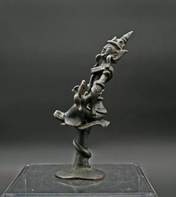 Antique Burmese Bronze Buddhist Nat Guardian Spirit 2