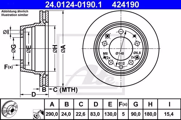 Jeu De 2 Disques De Frein Porsche 911 3.2,3.2 Sc Carrera