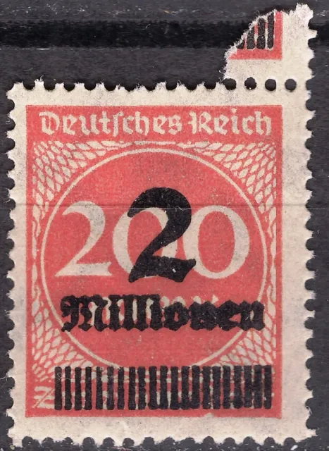 Deutsches Reich Michelnr. 309 - fetter Aufdruck, postfrisch