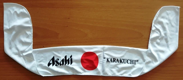 Fascia Bandana Banda Birra Asahi Giapponese  Karakuchi New Nuova Mai Usata