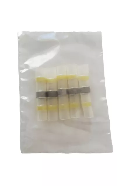 5 x shrink soldering connector yellow 2-6mm2 with PVDF coat