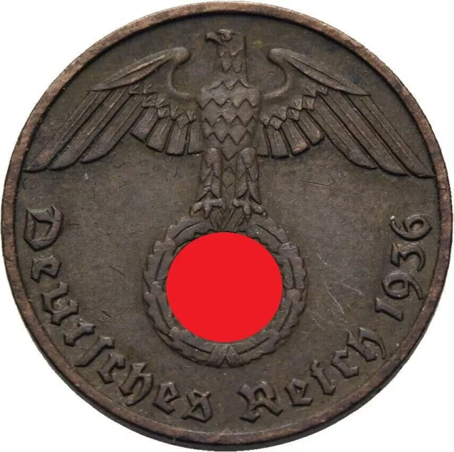 1 Reichspfennig Münze - Deutsches Reich / Wk Ii. / Drittes Reich