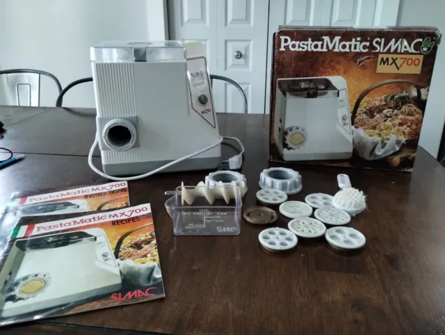 Simac PastaMatic MX700 Automatic Electric Pasta Maker w/ Accessories Complete!