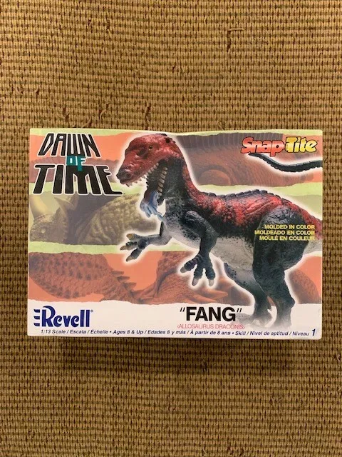 Revell Dawn Of Time “Fang” Allosaurus Snap Tite Model Kit Wow Great Price!