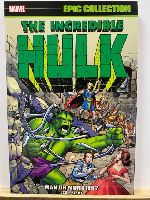 Incredible Hulk epic vol 1 Man or Monster? Kirby/Ditko/Lee unread TPB