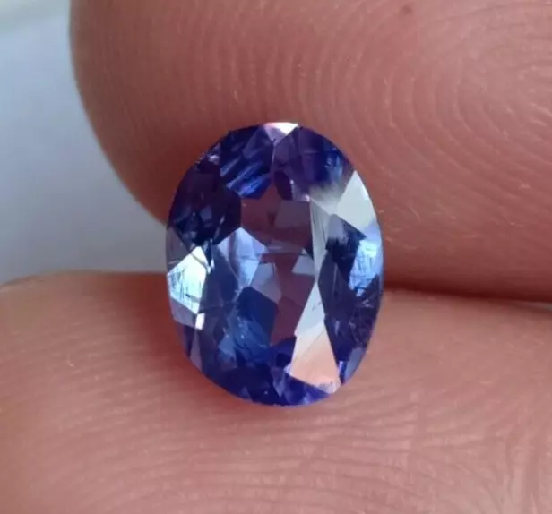 8X6 MM Natural Blue Tanzanite Oval Cut 1.48 Cts Use For Jewelry Loose Gemstone