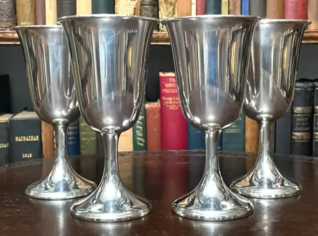 ROGERS Vintage 1940s-50s STERLING SILVER WATER GOBLET, 4 Available PRICE PER CUP