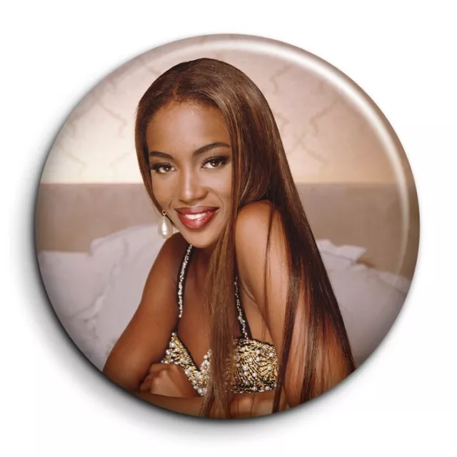 Naomi Campbell 2 Badge 38mm Button Pin