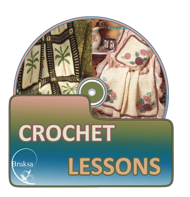LEARN TO CROCHET Plus 1500 Printable Crochet Patterns Guides On DVD learn-to-crochet-plus-1500-printable-crochet-patterns-guides-on-dvd